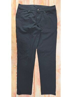 Lululemon Black Stretch Slim Fit Casual Pants 34x33